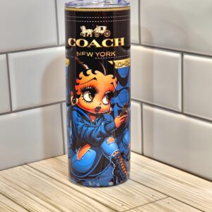 Betty Boop themed 20 oz Tumbler