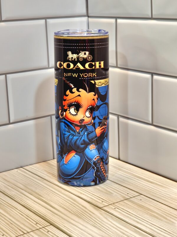 Betty Boop themed 20 oz Tumbler